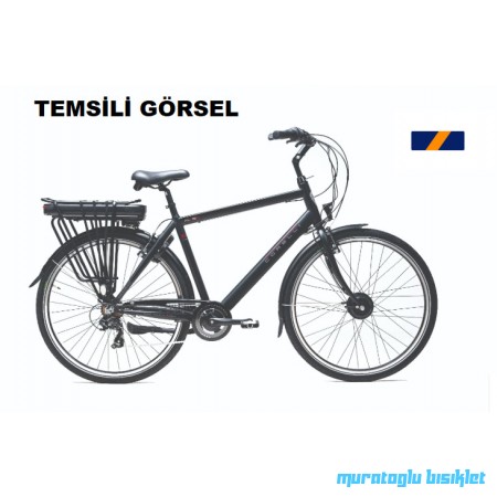 28J CORELLİ ALVIEN ELEKTRİKLİ ŞEHİR BİSİKLETİ - KOYU MAVİ - 53 KADRO