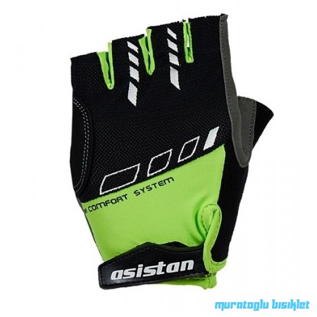 Asistan Cape Gl 400 Kısa Parmak Eldiven - Yeşil - Medium Beden