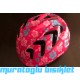 MOON M-7 ÇOCUK KASK ÇİÇEKLİ - PEMBE MAVİ - M