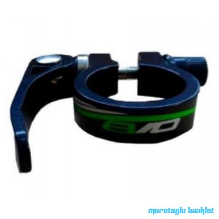 EVO 31.8mm SELE KELEPÇESİ MANDALI ALÜMİNYUM - SİYAH YEŞİL