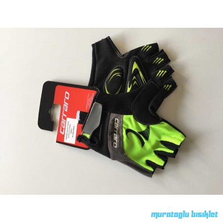 CARRARO KISA PARMAK ELDİVEN V7 C - SİYAH YEŞİL - XL beden