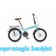 20J CARRARO FLEXİ 121 HD KATLANIR BİSİKLET - MAVİ SİYAH KAHVE
