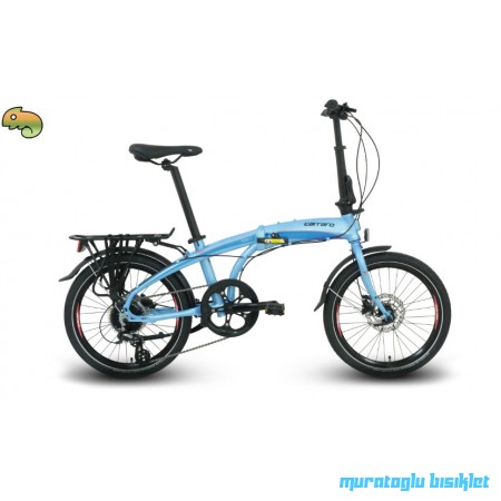 20J CARRARO FLEXI 108 HD KATLANIR BİSİKLET - MAVİ TURKUAZ KIRMIZI