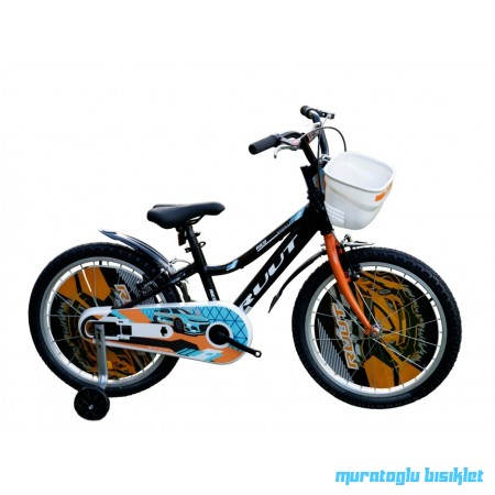 20J RUUT RICO ÇOCUK BİSİKLETİ - SİYAH TURUNCU TURKUAZ