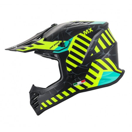 SWAY - FS-618 ALERT CROSS KASK - MAT SİYAH SARI - LARGE BEDEN