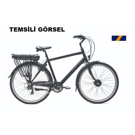 28J CORELLİ ALVIEN ELEKTRİKLİ ŞEHİR BİSİKLETİ - KOYU MAVİ - 53 KADRO