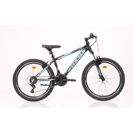 24J RUUT GRUFF VB 21V DAĞ BİSİKLETİ - SİYAH TURKUAZ - 36 KADRO