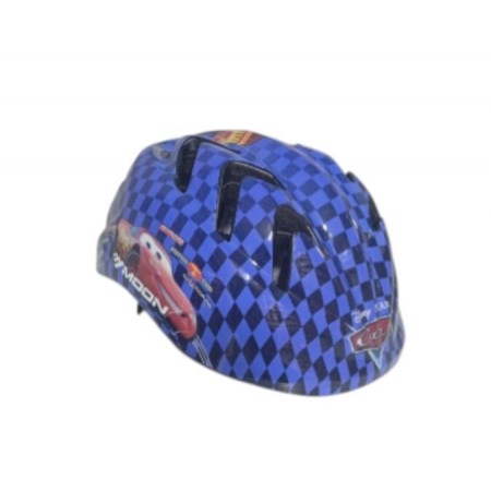 MOON M-7 ÇOCUK KASK ARABALAR KARELİ - MAVİ - M