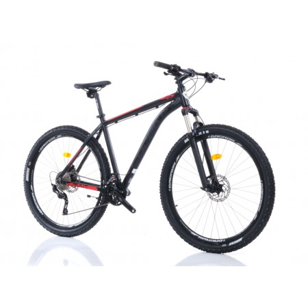 29J CORELLİ ÖZEL SERİ 30 VİTES DAĞ BİSİKLETİ - SİYAH KIRMIZI GRİ - 51 kadro