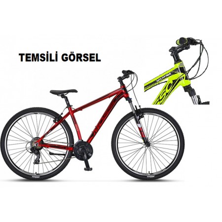 29J MOSSO WILDFIRE V DAĞ BİSİKLETİ - LİME SİYAH - 46 KADRO