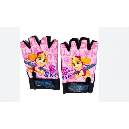 TEX XBYC HJ-1509  KIZ ÇOCUK ELDİVENİ - KÖPEK - PEMBE