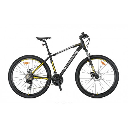 26J KRON XC75 21V VB DAĞ BİSİKLETİ - MAT SİYAH BEJ SARI - 36 KADRO