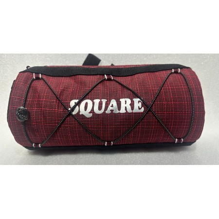 SQUARE S-795 Gidon yatay Silindir çanta BORDO
