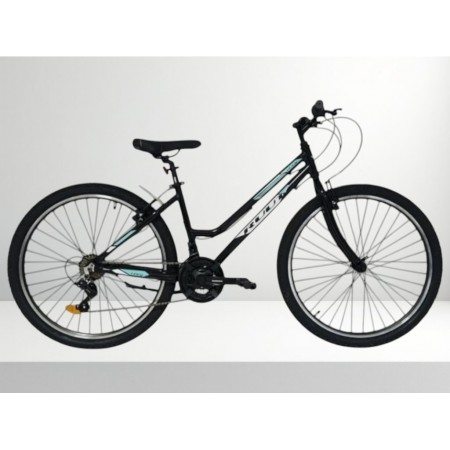 26J RUUT LINCY BAYAN DAĞ BİSİKLETİ - SİYAH TURKUAZ - 38 KADRO