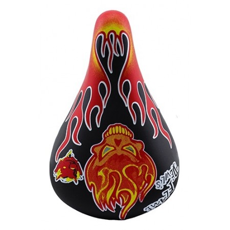 TAIWAN - BMX SELE 16-20,Erkek/Alevli - SİYAH KIRMIZI SARI