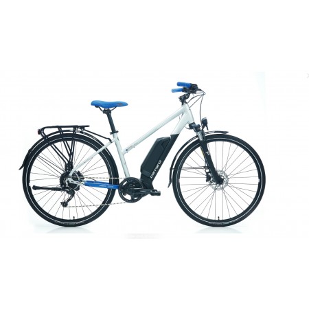 28J CARRARO E-TİME VENÜS ELEKTRİKLİ BİSİKLET - MAT GÜMÜŞ MAVİ - 43 KADRO