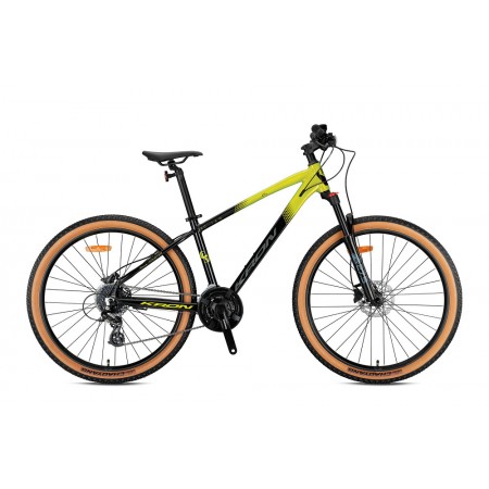 27.5J KRON XC 150 24V HD DAĞ BİSİKLETİ - SİYAH SARI FÜME - 43 KADRO