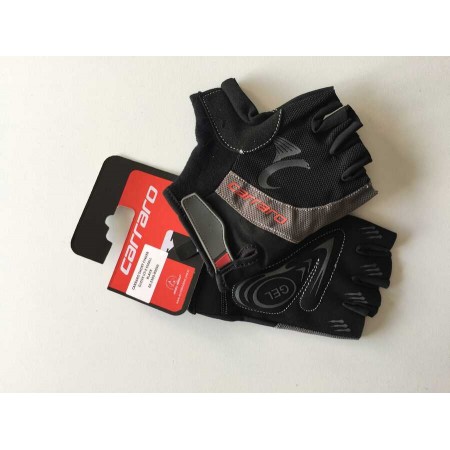 CARRARO KISA PARMAK ELDİVEN V7 E - SİYAH GRİ - XL beden