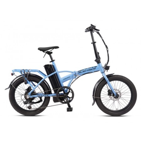 20J ELEKTRONE PACIFIC 7V HD ELEKTRİKLİ KATLANIR BİSİKLET - MAVİ/SİYAH