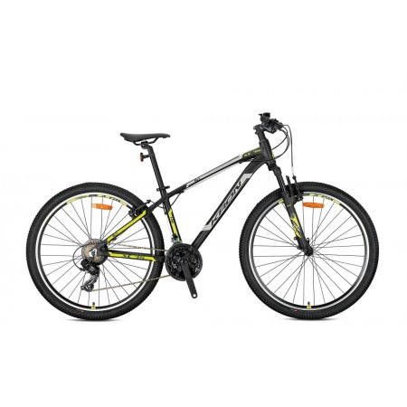 26J KRON XC75 21V VB DAĞ BİSİKLETİ - MAT SİYAH BEJ NEON SARI - 36 KADRO