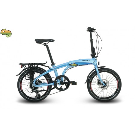 20J CARRARO FLEXI 108 HD KATLANIR BİSİKLET - MAVİ TURKUAZ KIRMIZI