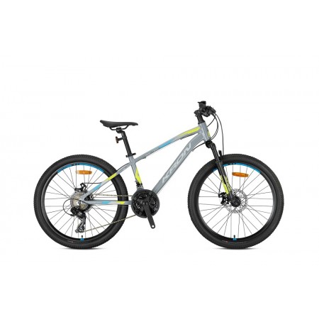 24J KRON XC75 DAĞ BİSİKLETİ - NARDO GRİ NEON SARI SİYAH MAVİ - 33 KADRO