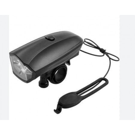 KNT JY-575J-B KORNA + FAR, 120 DESİBEL PİLLİ - SİYAH