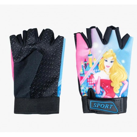 TEX XBYC HJ-1509  KIZ ÇOCUK ELDİVENİ - PRENSES - PEMBE MAVİ