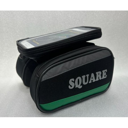 SQUARE S-250 Kadro Üstü Heybe Çanta - SİYAH YEŞİL