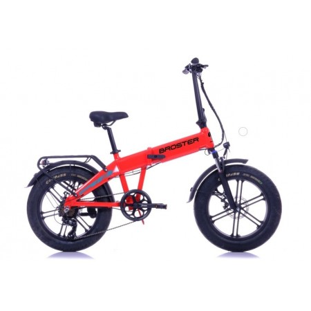 20J BROSTER TUNDER KATLANIR ELEKTRİKLİ BİSİKLET - KIRMIZI