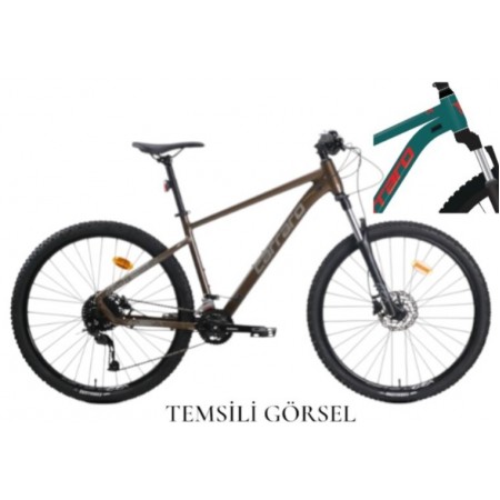 27.5J CARRARO CRX 718  18V HD DAĞ BİSİKLETİ - SATEN MAVİ/KIRMIZI- 44