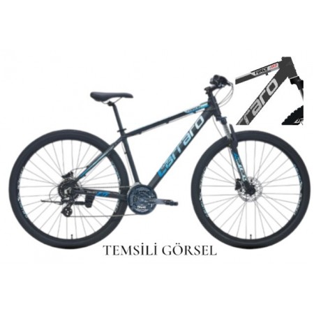 27.5J CARRARO FORCE 750 HD DAĞ BİSİKLETİ - MAT ANTRASİT KIRMIZI - 38