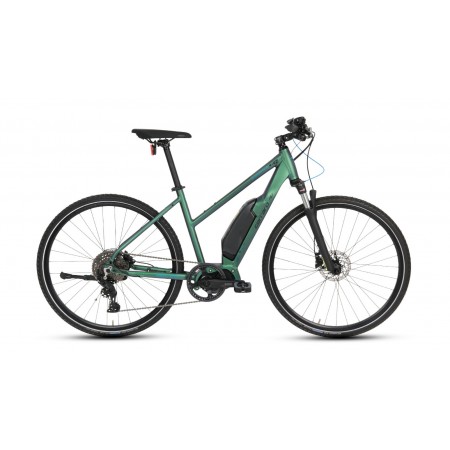 28J CARRARO E-SPORTIVE 6.7 ELEKTRİKLİ ŞEHİR BİSİKLETİ - MAT MAVİ YEŞİL - 47 KADRO