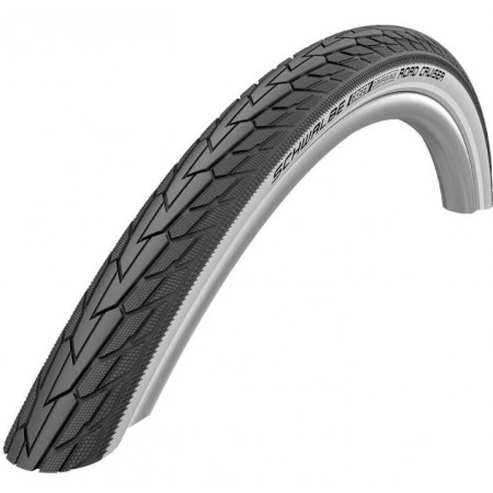 Schwalbe DIŞ LASTİK 700x40C ROAD CRUISER K-GUARD, TWINSKIN SİYAH-BEYAZ ŞERİT
