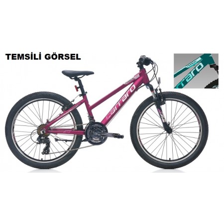 24J CARRARO FORCE 401 BAYAN DAĞ BİSİKLETİ - MAT TURKUAZ BEYAZ 