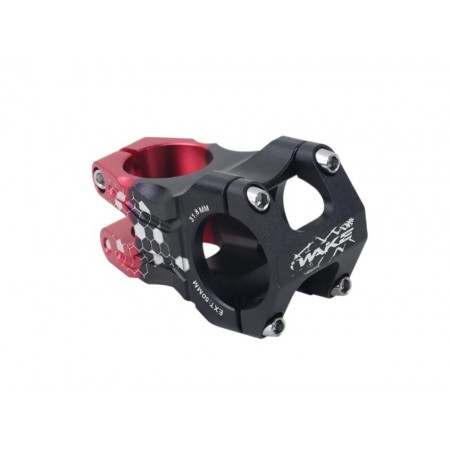 WAKE Gidon Boğazı  Alüminyum 31.8mm - Siyah Kırmızı