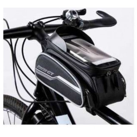 TEX XBYC-816 KADRO ÜSTÜ ÇANTA-TELEFON TUTUCULU - SİYAH GRİ