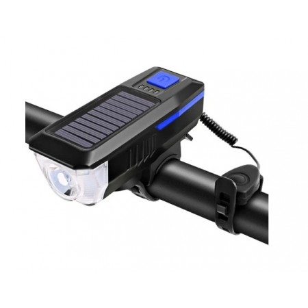 TEX XBYC-6144 ÖN IŞIK-KORNA - USB ŞARJLI - SİYAH MAVİ