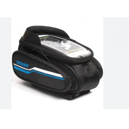 TEX XBYC-816 KADRO ÜSTÜ ÇANTA-TELEFON TUTUCULU - SİYAH MAVİ