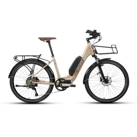 26J CARRARO PADOVA 8V ELEKTRİKLİ ŞEHİR BİSİKLETİ - MAT MET.BEJ/KAHVE- 44