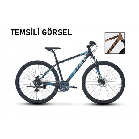 26J CARRARO FORCE 650 DAĞ BİSİKLETİ - BRONZ SİYAH BEYAZ - 38 KADRO